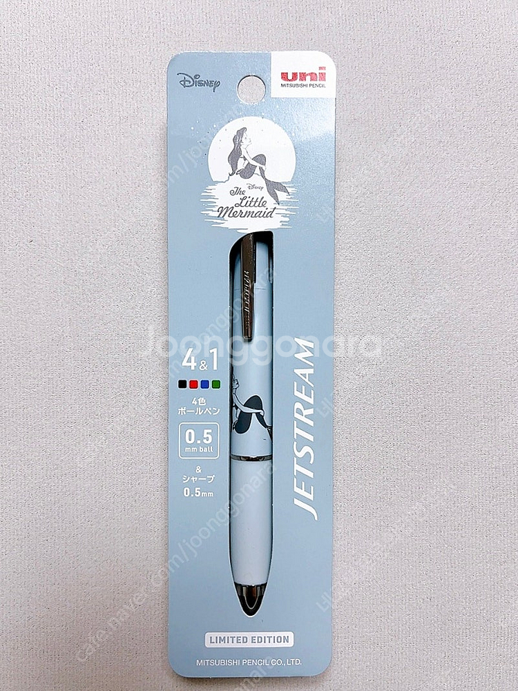 새상품)제트스트림 디즈니 한정판 볼펜 0.5mm 4&1--0