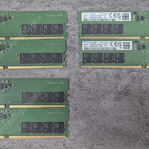 삼성 DDR5 4800 메모리 16GB - 4EA // 삼성 DDR5 5600 메모리 16GB - 4EA