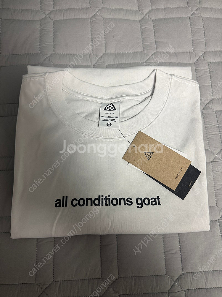(XXL)나이키 ACG 드라이 핏 티셔츠 서밋 화이트 ...--1