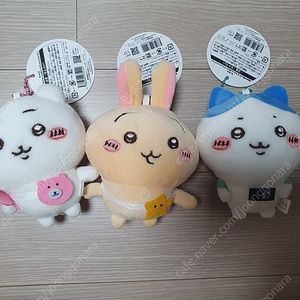 (새제품) 먼작귀 치이카와 하치와레 우사기 인형키링