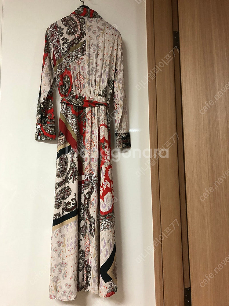 마시모두띠 페이즐리 롱 셔츠 원피스 맥시 드레스 에스닉...--7