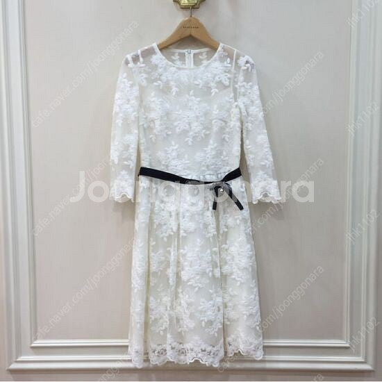 레니본 원피스 피로연 드레스 2부드레스 스냅사진 브라이덜샤워 로맨틱 데이트 돌잔치 돌스냅--1