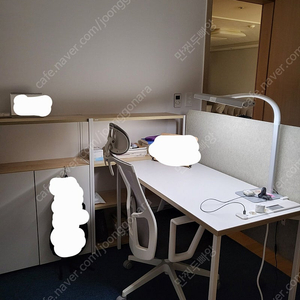 데스커 노트북 책상, 수납장, 책장, 펠트스크린 세트 판매