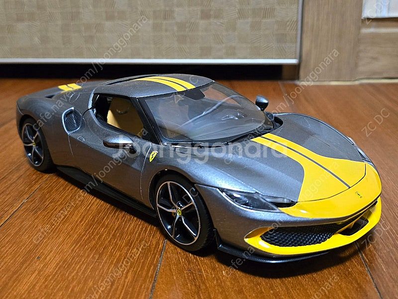 1:18 브라고 페라리 296 GTB 다이캐스트 모형자...--2