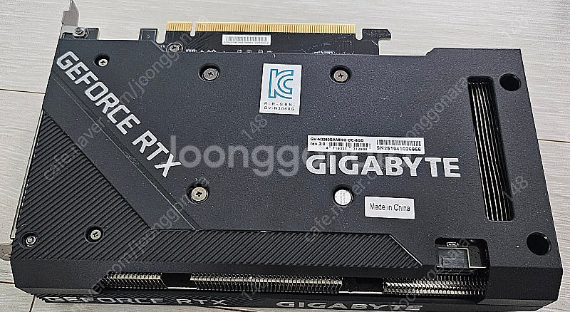 기가바이트 RTX 3060 8BG 판매.--1