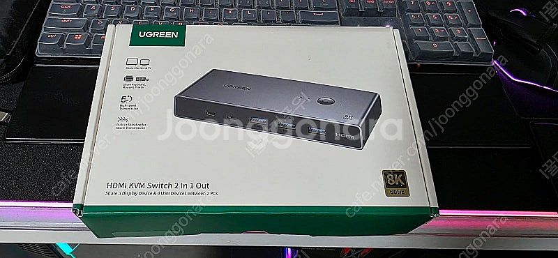 유그린 8K 60Hz HDMI 2.1 USB 멀티허브 ...--0