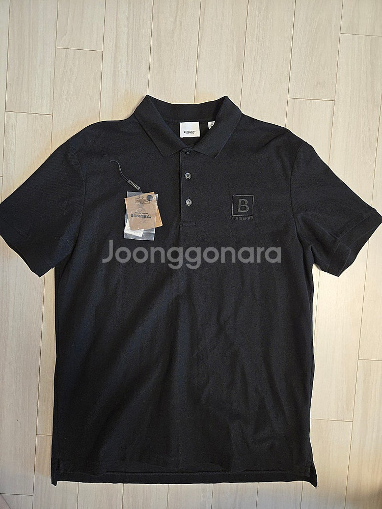 버버리 b로고 폴로티셔츠 XL 블랙 팝니다. gatef...--0