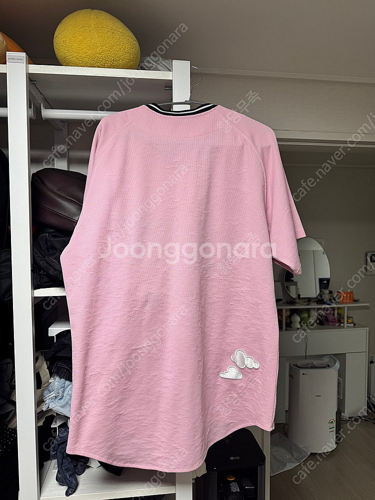 KT 위즈 핑크클라우드 유니폼 XL 정조 워페 스누피 ...--1