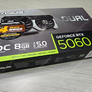 ASUS RTX5060 DUAL OC 8GB 팝니다