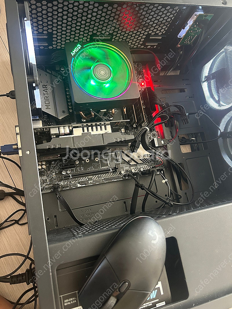 라이젠5 3600 CPU + msi B450M MORT...--2