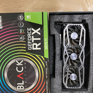 이엠텍 rtx 3070ti 블랙에디션 팝니다. ( 1대 주인 입니다.)