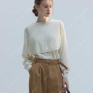 그레이룸 케이프 니트