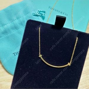 풀박스 (옐골) 티파니 스마일 티스마일 목걸이 / 스몰, 옐로우골드