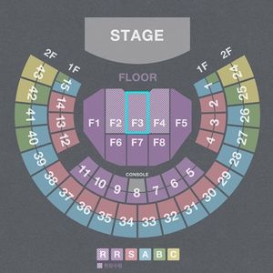 김동률 콘서트 11월15일(토) 1층 플로어 중앙 F3구역 8열 2연석