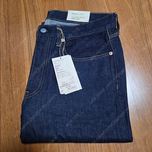 무인양품 MUJI 데님 레귤러 팬츠 33x30사이즈