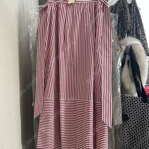 마쥬 스트라이프 치마 새제품