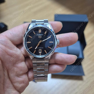 태그호이어 까레라 39mm 로즈골드 검판