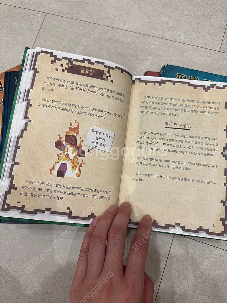 마인크래프트 소설 픽셀 주민의 전사 일기 6권--3