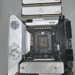 MSI Z790I Edge wifi + T-create expert DDR 5