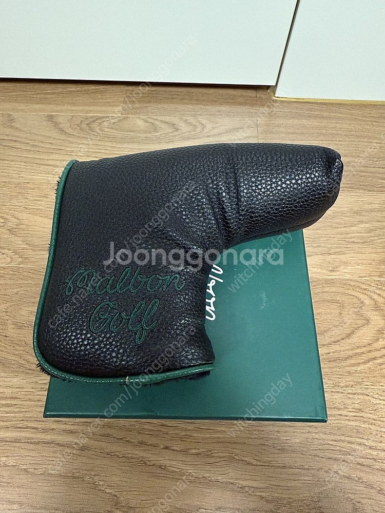 말본 카모 퍼터 헤드커버 블랙 새상품 판매합니다.--2