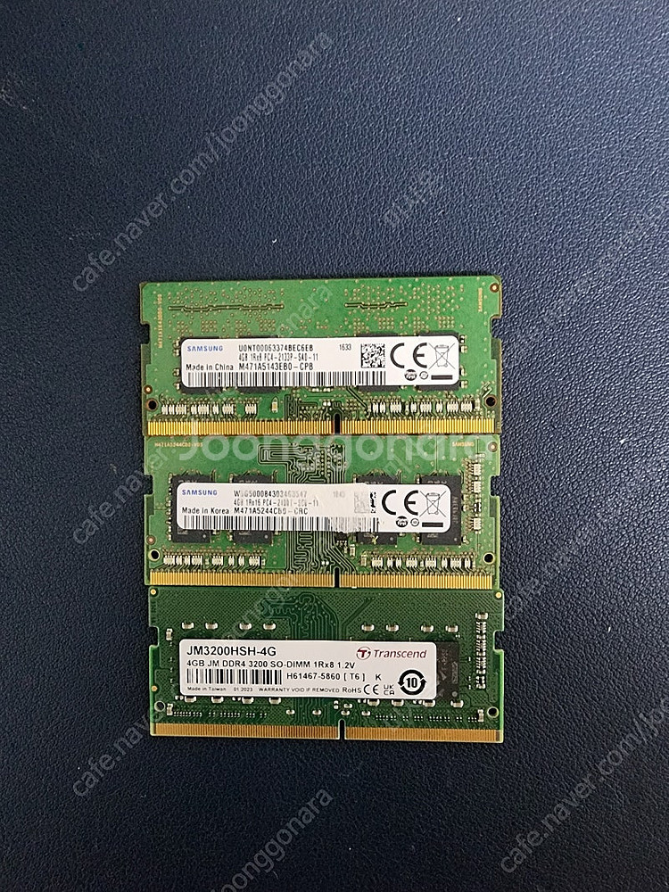 노트북용 메모리 램 DDR4 4GB 3개 개당6천 팝니...--0