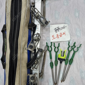 중고 짬낚용 대륙 디럭스 민물받침틀 5단 판매