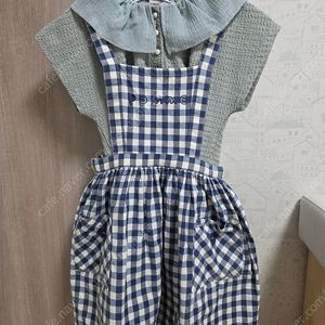 여아옷130)슈슈앤크라 에이프런8y+빈 티셔츠130 일괄-가격내림
