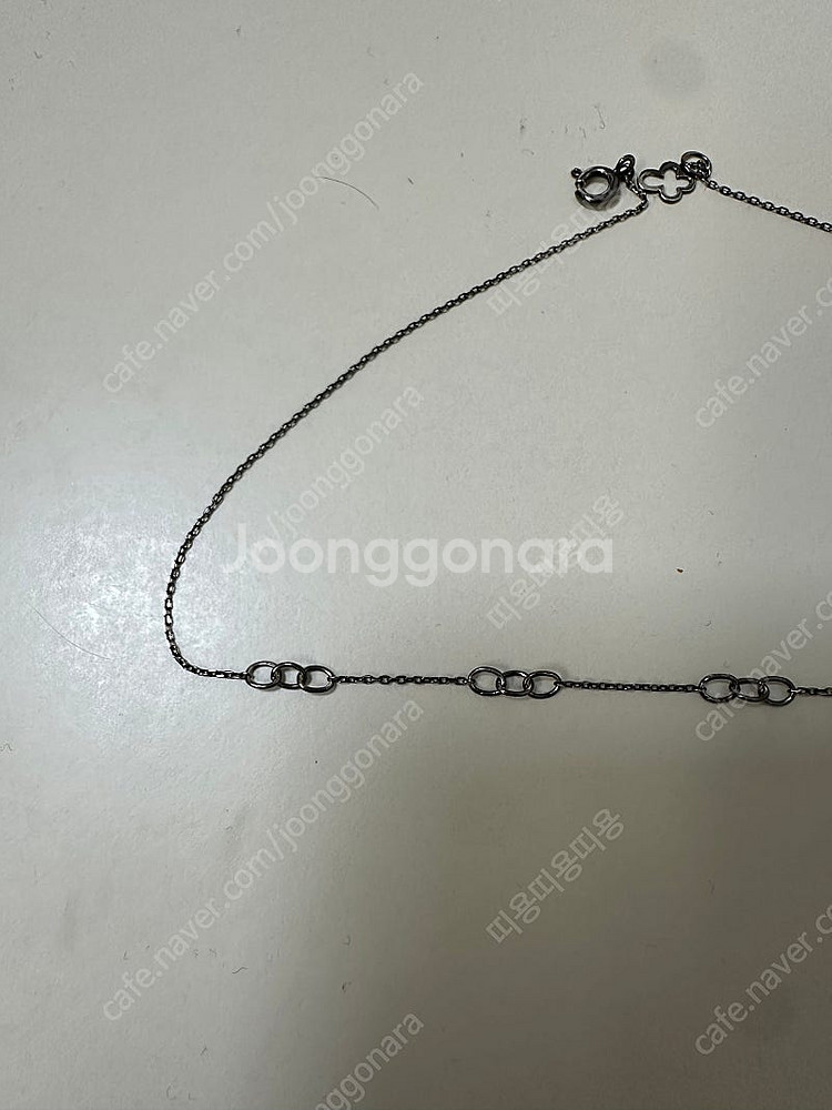 14k 블랙 초커 목걸이 33cm(도금비용뺀금액)--2