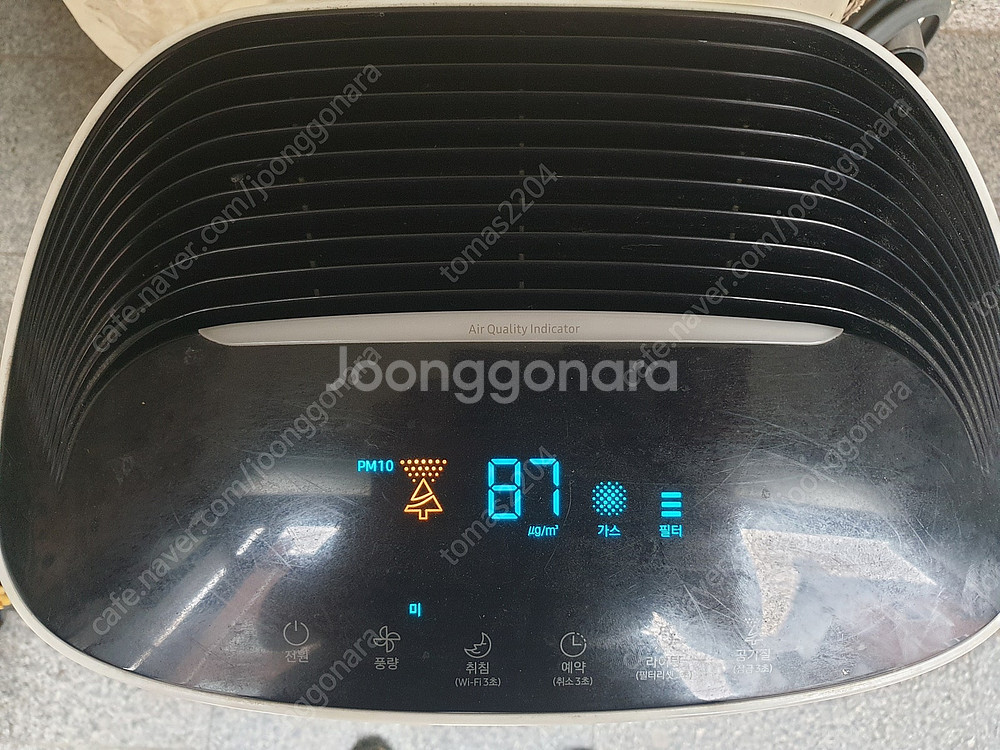 삼성 공기청정기(AX60N5580WDD) 중고 작동 잘...--1