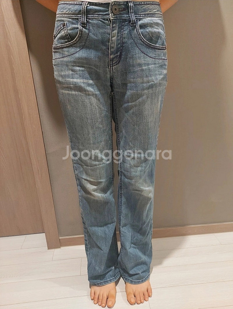 여성 여자 청바지 데님--0