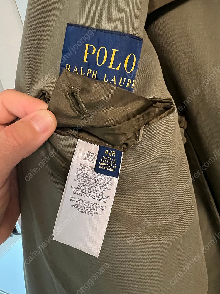 폴로랄프로렌 치노 블레이저 (올리브그린)--2