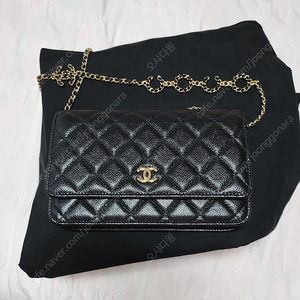 (정가이하, 정품)샤넬 캐비어 블랙 샴골 woc 판매합니다.(미스코코)