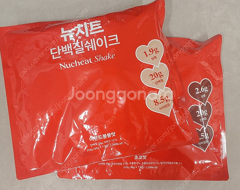 뉴치트 단백질쉐이크 (아몬드봉봉/초코)--0