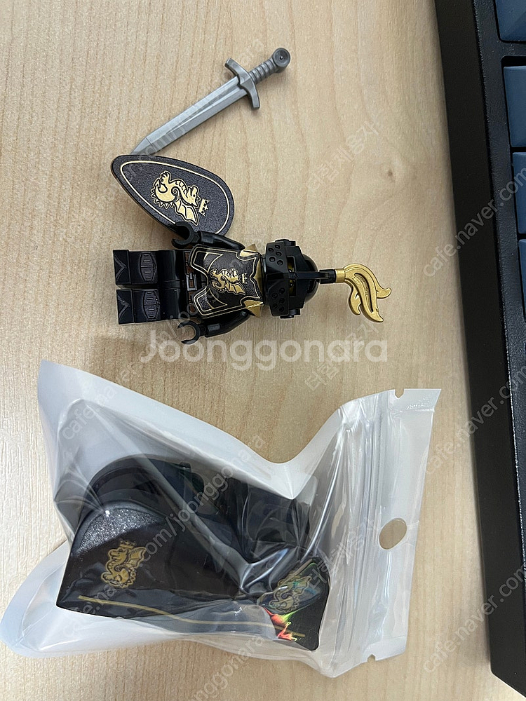 레고 스마일브릭 크라운비룡 완무기사 + 말바딩+말투구--0