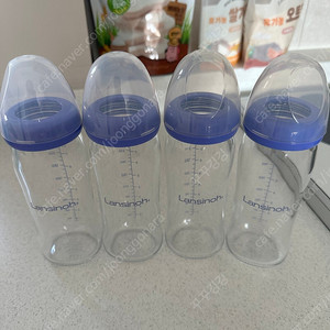 (사용기간 1주미만) 란시노 유리젖병 240ml