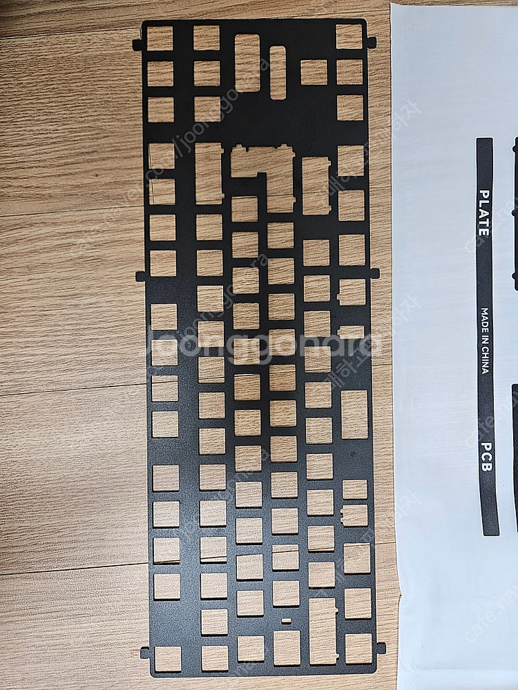 qk80 mk2 1.6 pcb 논플렉스컷 기판 + 알루...--4