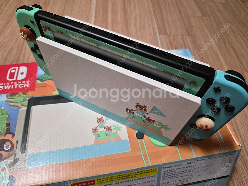 닌텐도 스위치 동물의 숲 에디션 512 + 프로컨 판매...--8