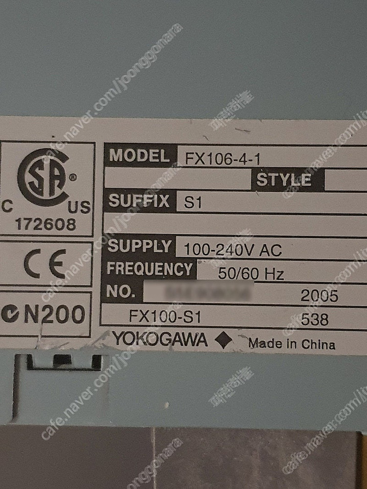 [중고] 요코가와 Yokogawa FX106-4-1--1