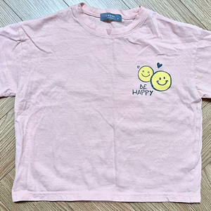 J.ROOM 핑크 스마일 반팔티 (사이즈M, 3~5세) 판매합니다