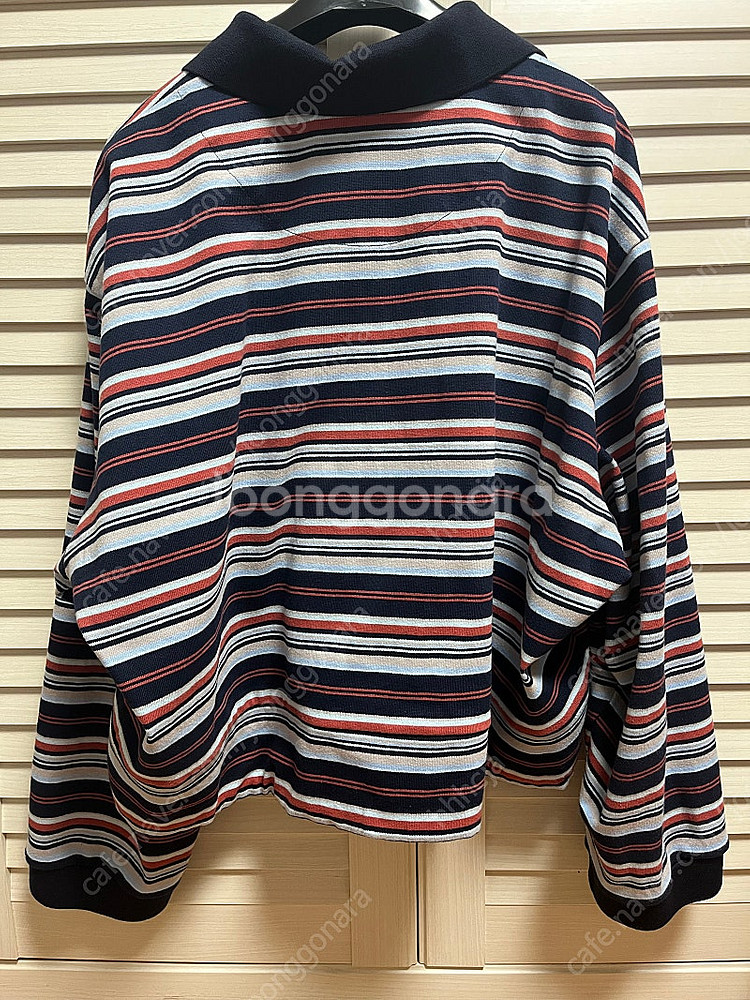 한섬 시스템 드로우스트링 스트라이프 탑--7