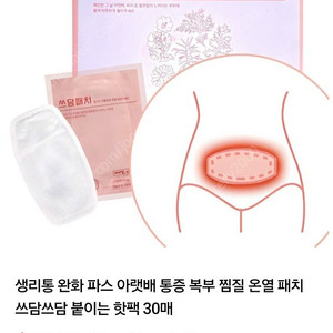 온열 핫팩 쓰담패치 한박스 정가 34500원