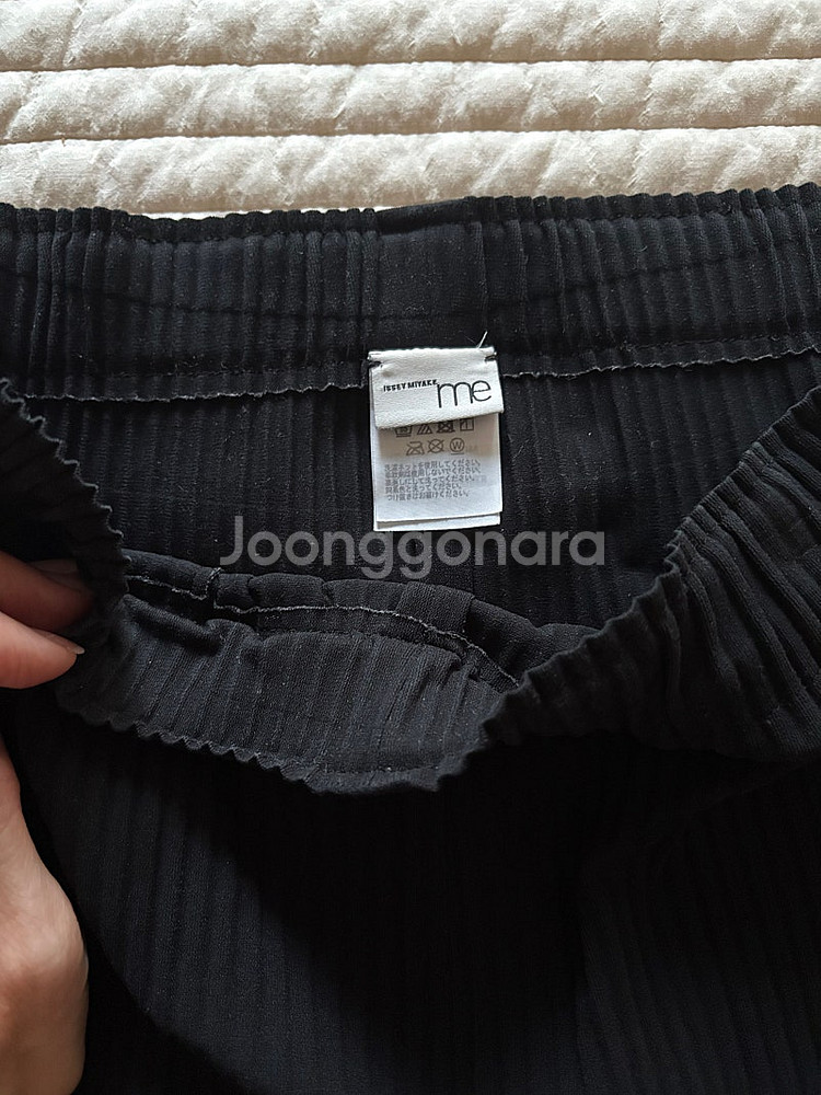 미 플리츠플리즈 바지--2