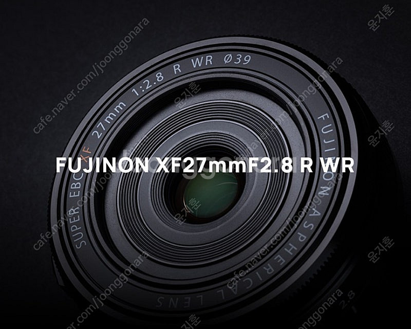 후지필름 XF27mm F2.8 렌즈 미개봉 신품--0