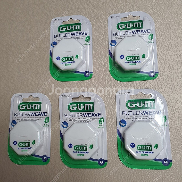 gum 검 버틀러 치실 5개--0