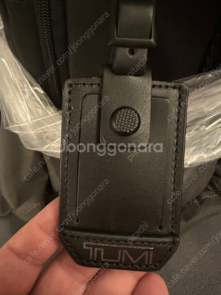 투미 로지스틱스 레더 가죽 백팩--5