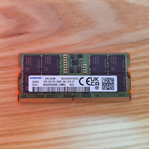 삼성전자 삼성 노트북 메모리 SODIMM DDR5 PC5-44800 DDR5-5600 16GB 택포 판매합니다