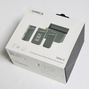 코미카 Vimo C3 무선마이크 2TX + 1RX + 케이스 팝니다.