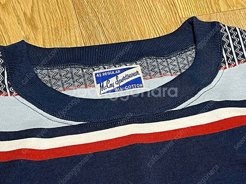 [XL] 리얼맥코이 24SS 스트라이프 반팔티 2종 새...--7
