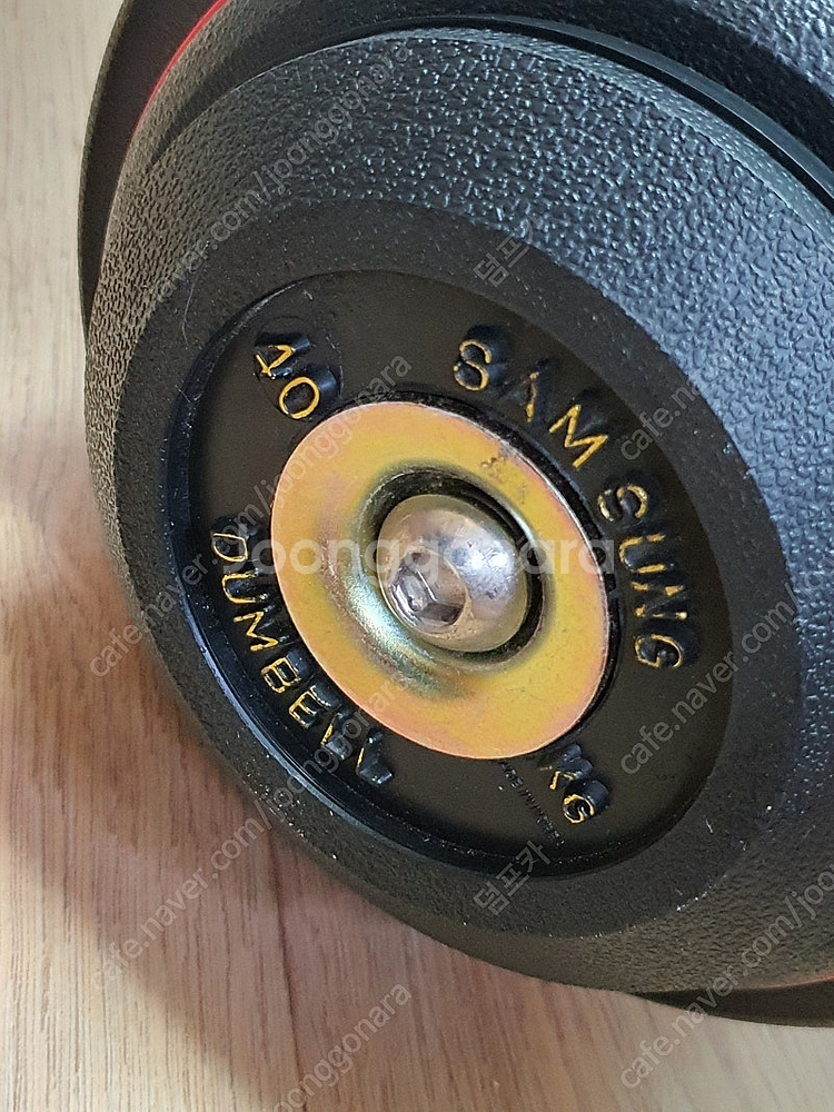 국산고무아령(고무냄세없는 아령)40kg 1개 판매합니다--3