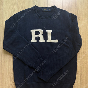 폴로 RL 니트 네이비 M사이즈